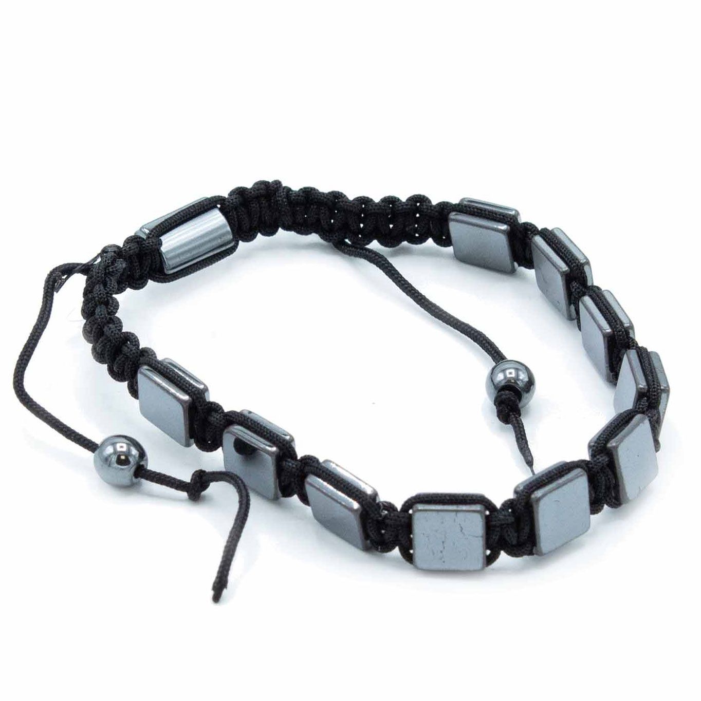 Magnetisk hæmatit Shamballa-armbånd