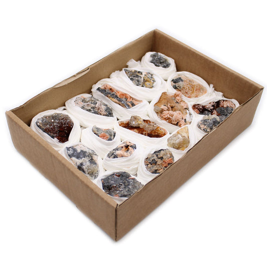 Barit & Sericit - ca. 60 rå mineralprøver