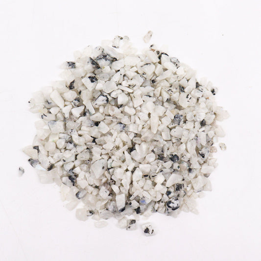 Krystalchips – Regnbue-månesten – 1 kg