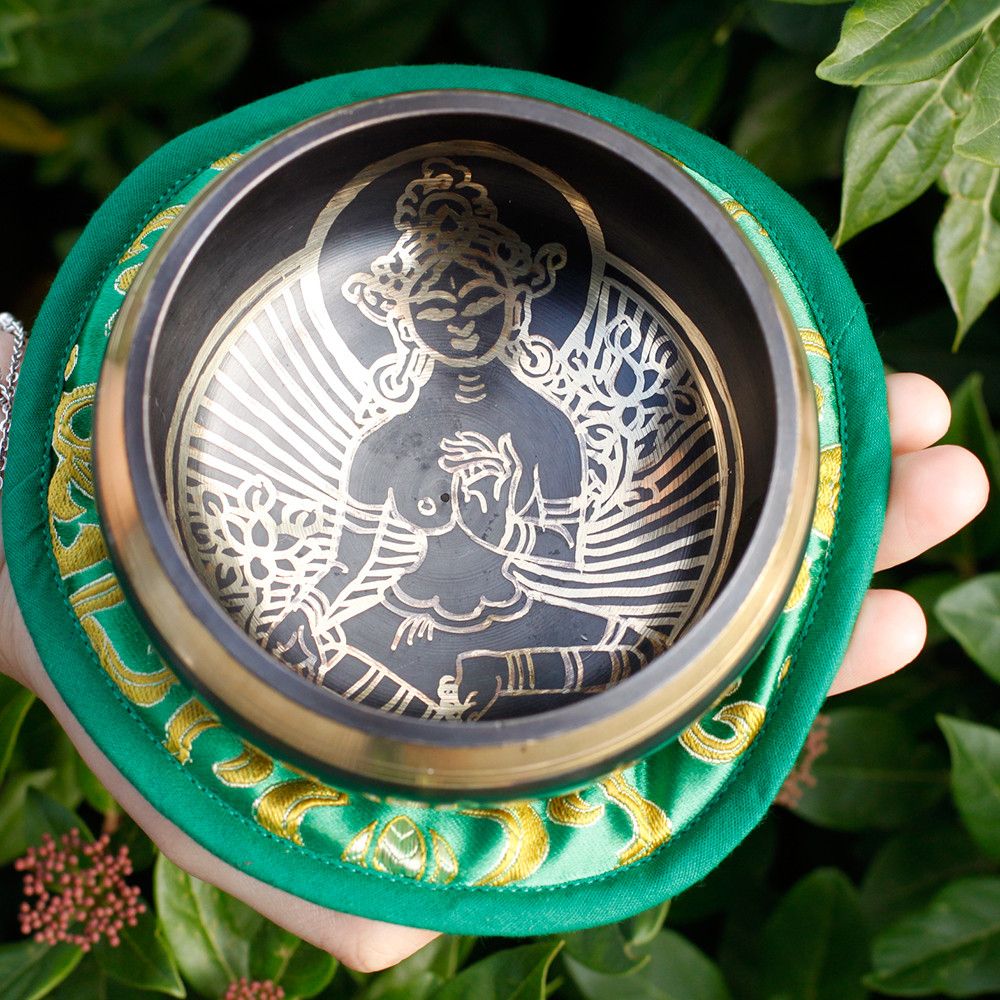 Syngeskålssæt – Grøn Tara – 10 cm (mindst 380 g)