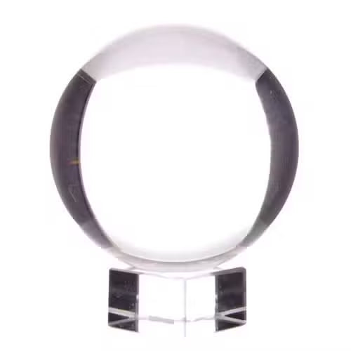Krystalkugle med stander – Ø130 mm