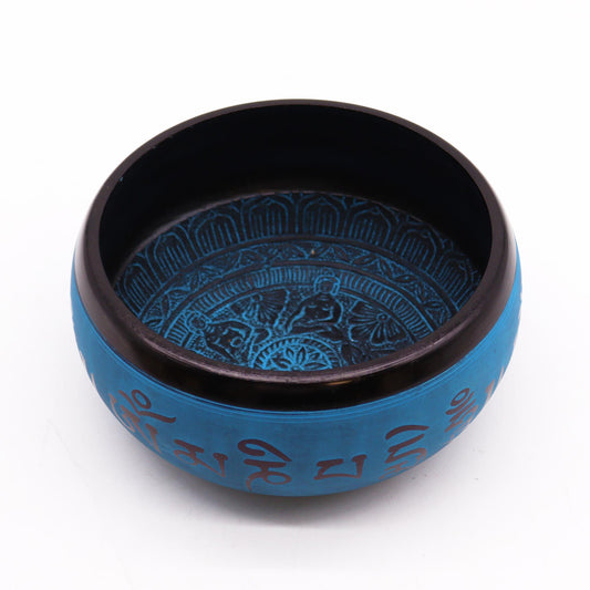 Sangskål 16 cm (jordpulver) – Blue Mantra Five Buddha