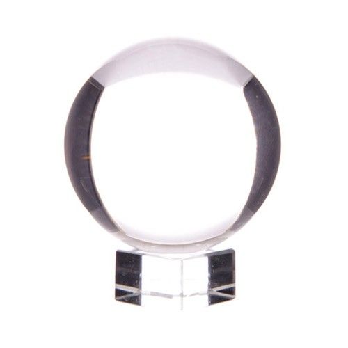 Krystalkugle med stander – Ø80 mm