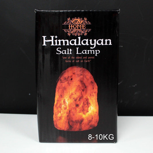 Saltlampe – med base, ca. 8–10 kg