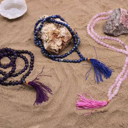 108-perle Lapis Lazuli mala