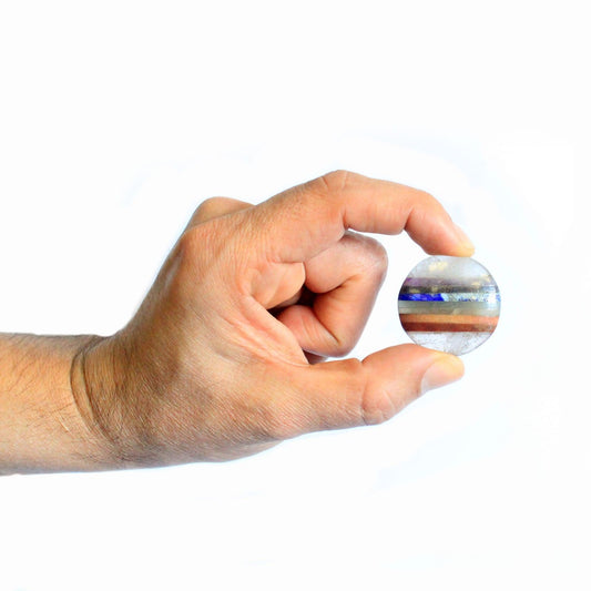 Chakra lommesten 45 mm - håndpoleret