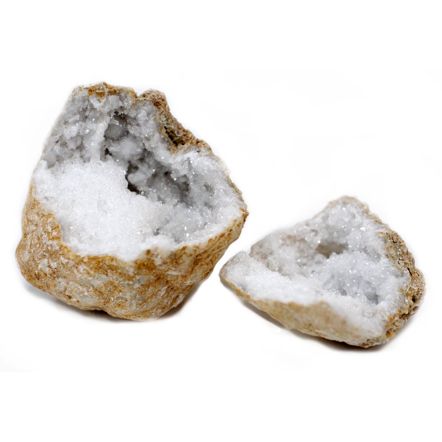 Calcit geode – 10–12 cm