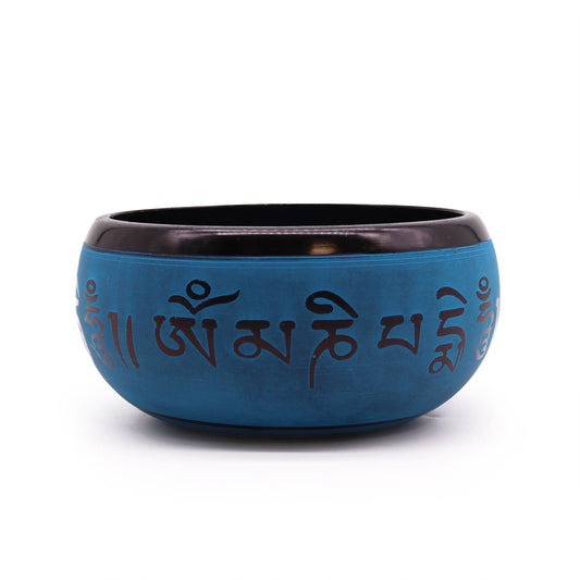 Sangskål 16 cm (jordpulver) – Blue Mantra Five Buddha