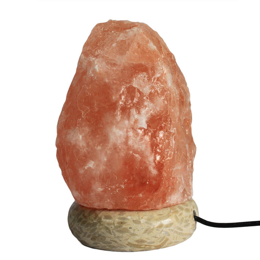 USB-naturlig saltlamp e – 11,5 cm (flerfarvet lys)
