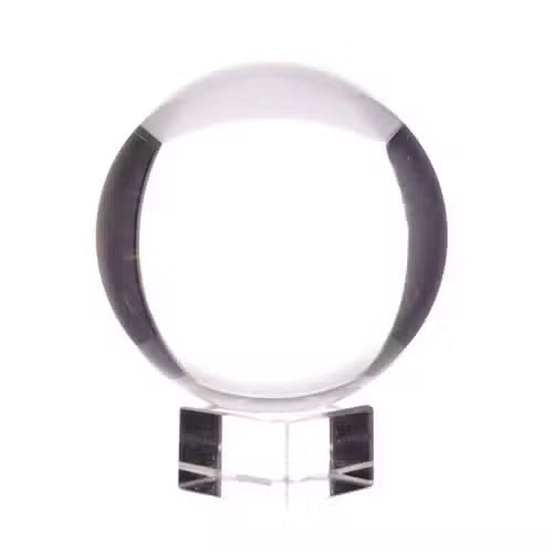 Krystalkugle med stander – Ø100 mm